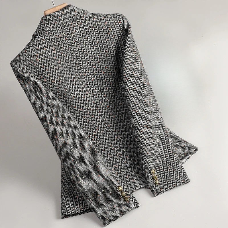Clarissa™ | Blazer in tweed a spina di pesce